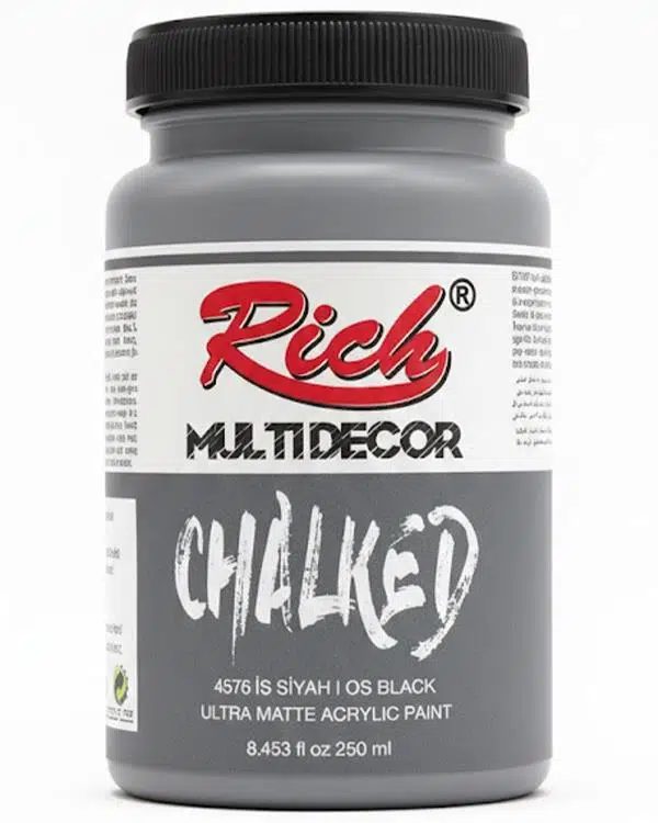 Rich Multi Decor Chalked Akrilik Boya İs Siyah 250cc 4576