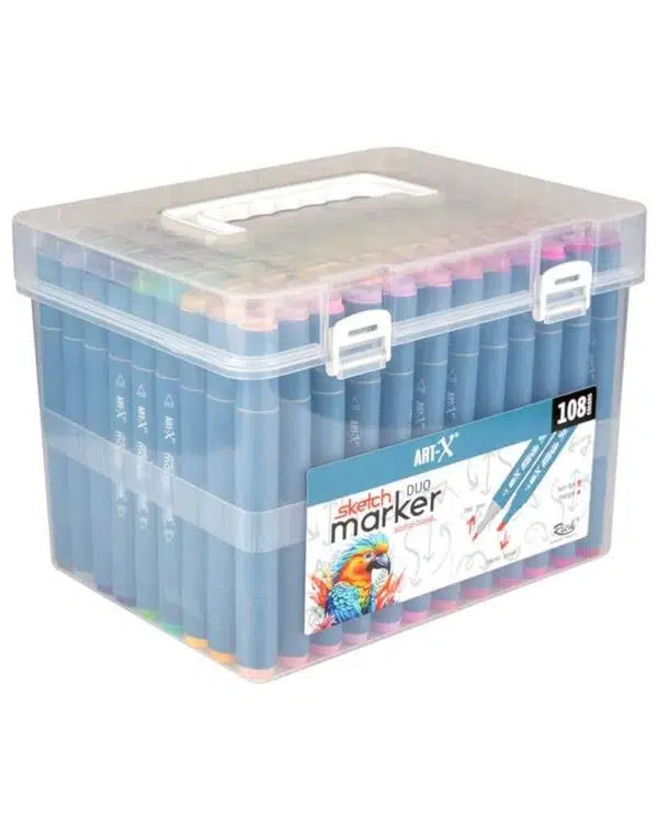 Rich Art X Sketch Marker Duo Çift Uçlu Marker Kalem 108 Renk Set 18052