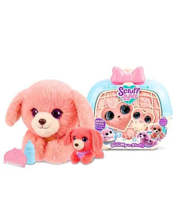 Scruff A Luvs Anne ve Yavrusu Pelüş Köpek Ailesi Turuncu Scruff A Luvs Anne ve Yavrusu Pelüş Köpek Ailesi Turuncu