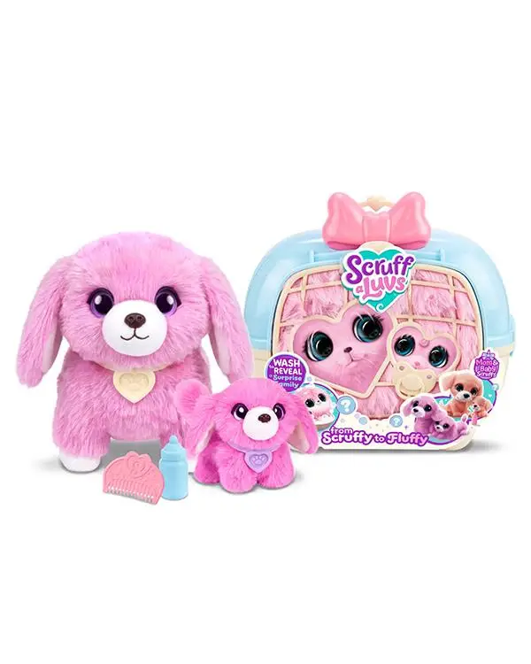 Scruff A Luvs Anne ve Yavrusu Pelüş Köpek Ailesi Pembe Scruff A Luvs Anne ve Yavrusu Pelüş Köpek Ailesi Pembe