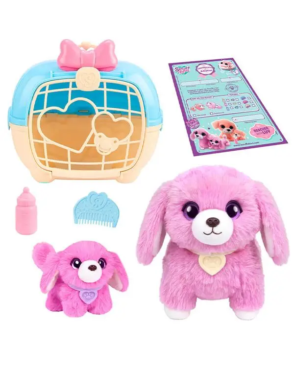 Scruff A Luvs Anne ve Yavrusu Pelüş Köpek Ailesi Pembe Scruff A Luvs Anne ve Yavrusu Pelüş Köpek Ailesi Pembe