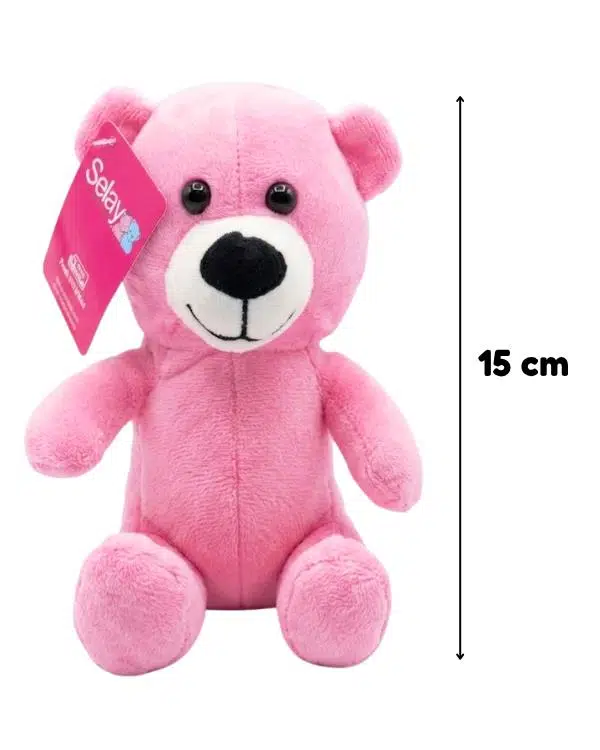 Selay Toys Pelüş Minik Pembe Ayıcık 15 cm 3338 Selay Toys Pelüş Minik Pembe Ayıcık 15 cm 3338