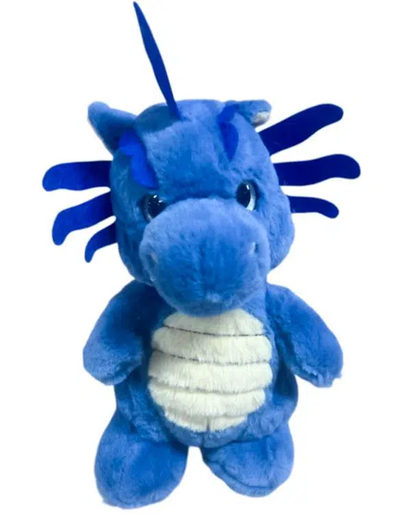 Selay Toys Pelüş Koyu Mavi Dinozor 25 cm 4437