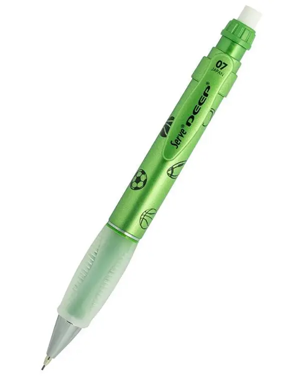 Serve Deep Versatil Kalem 0.7 mm Metalik Fıstık Yeşili Spor Desenli SVDEEP07DMFYSL
