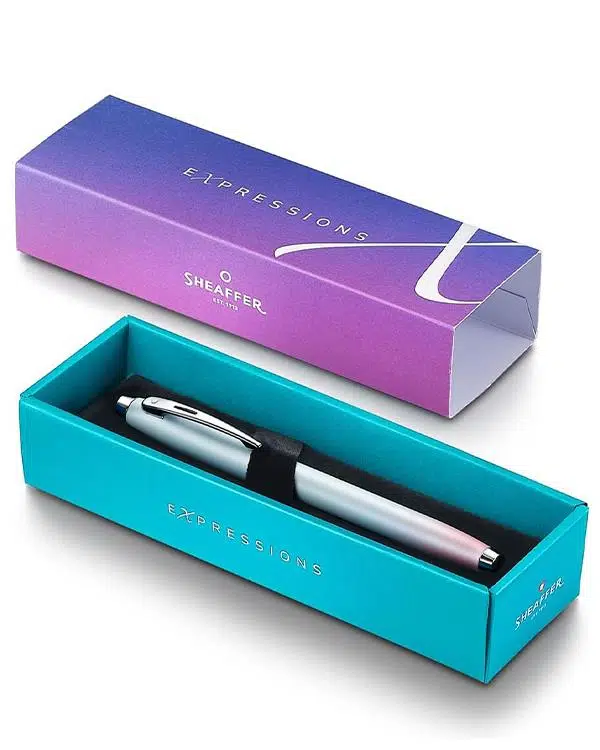 Sheaffer 100 Expression Dolma Kalem M Uç Sedefli Mavi Pembe Gradyan E0937653