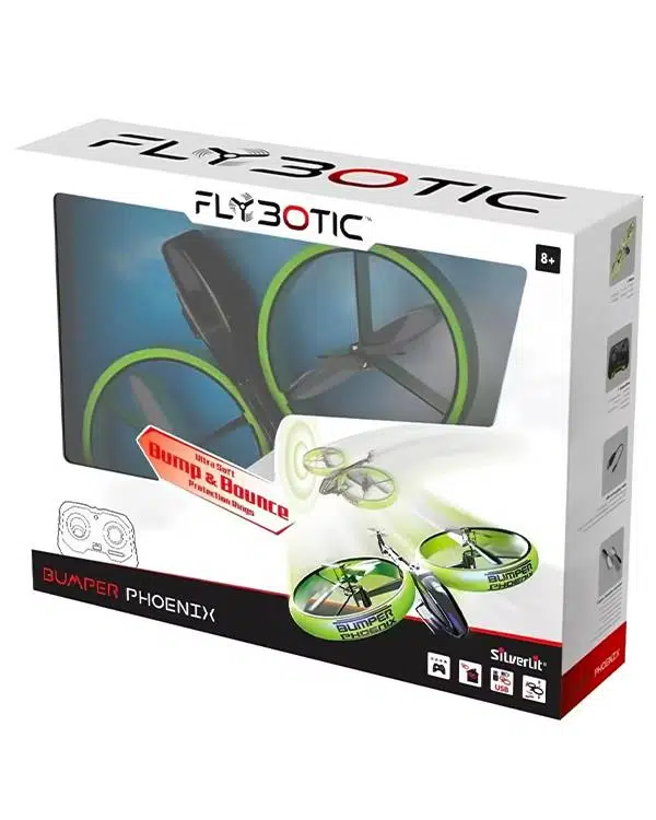 Silverlit Flybotic Bumper Phoenix Koruma Halkalı Şarjlı Uzaktan Kumandalı Drone 84814