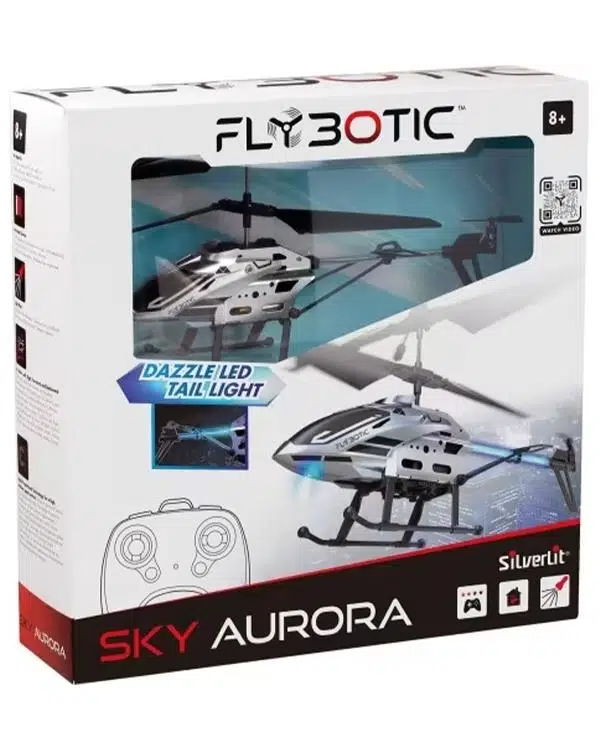 Silverlit Flybotic Sky Aurora LED Işıklı Şarjlı Uzaktan Kumandalı Helikopter 84568
