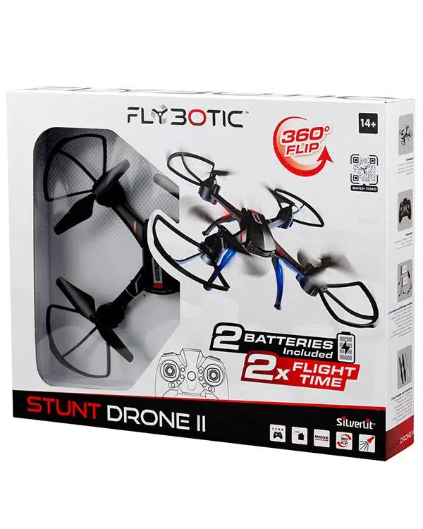Silverlit Flybotic Stunt Drone II Çift Bataryalı Akrobatik Şarjlı Uzaktan Kumandalı Drone 84815