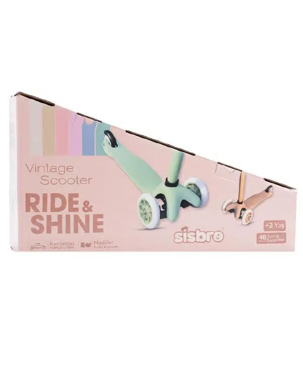 Sisbro Vintage Scooter Şeker Pembe 010298