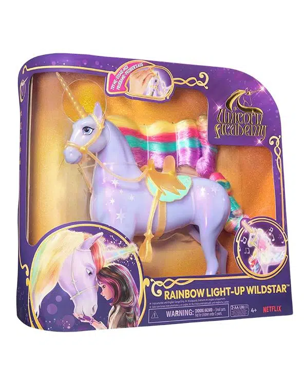 Spinmaster Unicorn Academy Rainbow Light Up Wildstar Tek Boynuzlu At 20148952
