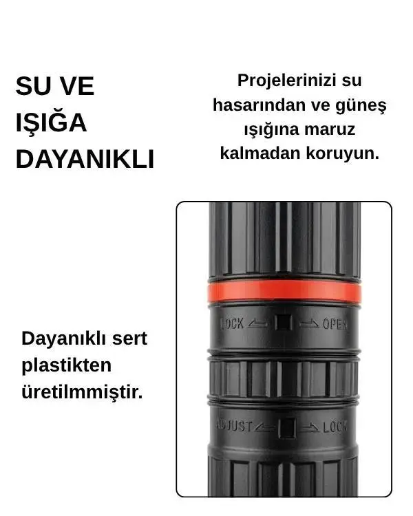 Tebag 7 cm Proje Tüpü ve Yuga Şövale Taşıma Çantası Seti Tebag 7 cm Proje Tüpü ve Yuga Şövale Taşıma Çantası Seti