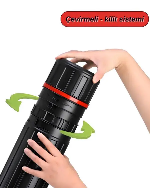 Tebag 8,5 cm Proje Tüpü ve Yuga Şövale Taşıma Çantası Seti Tebag 8,5 cm Proje Tüpü ve Yuga Şövale Taşıma Çantası Seti