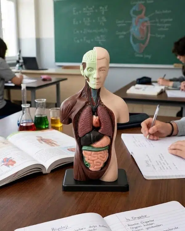 Temel 8 Parçalı İnsan Anatomisi Torso Modeli 24.5 cm Temel 8 Parçalı İnsan Anatomisi Torso Modeli 24.5 cm