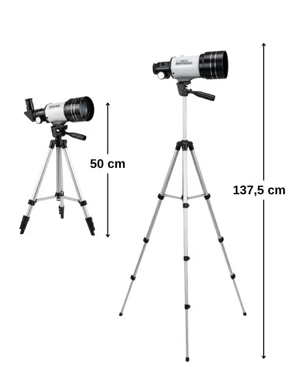 Temel Astronomik Teleskop Seti, 70 mm Açıklık, 300 mm Odak ve 3× Lens F30070M Temel Astronomik Teleskop Seti, 70 mm Açıklık, 300 mm Odak ve 3× Lens F30070M