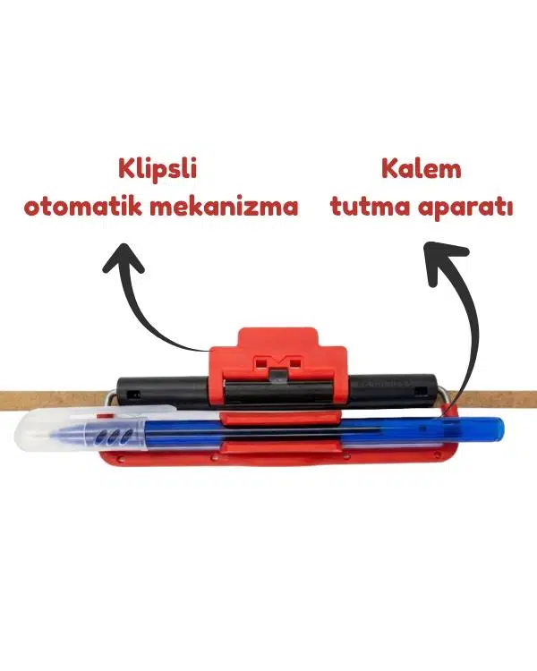 Temel A4 Ahşap Sekreterlik Otomatik Mekanizmalı Kalem Tutma Aparatlı 5li Set Temel A4 Ahşap Sekreterlik Otomatik Mekanizmalı Kalem Tutma Aparatlı 5li Set