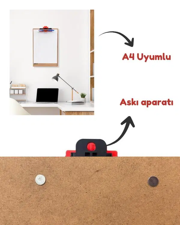 Temel A4 Ahşap Sekreterlik Otomatik Mekanizmalı Kalem Tutma Aparatlı 5li Set Temel A4 Ahşap Sekreterlik Otomatik Mekanizmalı Kalem Tutma Aparatlı 5li Set