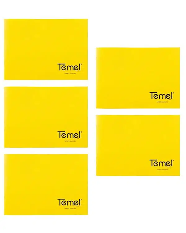 Temel Resim Defteri Sarı 15x21 cm 16 Sayfa 5 Adet