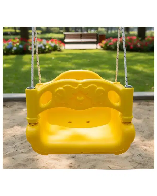 Teplay İpli Plastik Sarı Bebek Salıncağı Fil Desenli Teplay İpli Plastik Sarı Bebek Salıncağı Fil Desenli