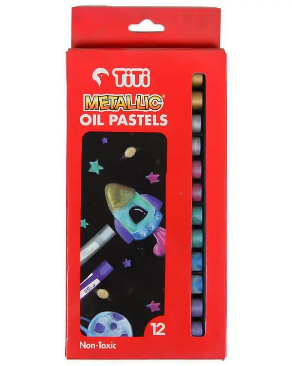 Titi Metallic Yağlı Pastel Boya 12li PL12MH
