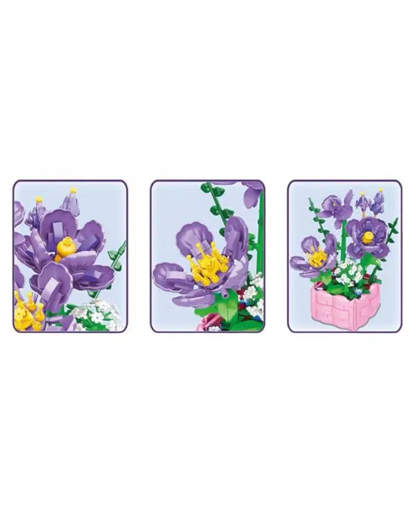 Toys e Toys Flower Studio Gül Çiçek Yapı Blok Seti 550 Parça 9109A Toys e Toys Flower Studio Gül Çiçek Yapı Blok Seti 550 Parça 9109A