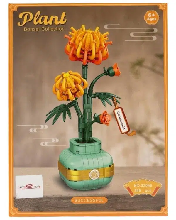 Toys e Toys Plant Bonsai Collection Papatya Çiçek Yapı Blok Seti 345 Parça 33040