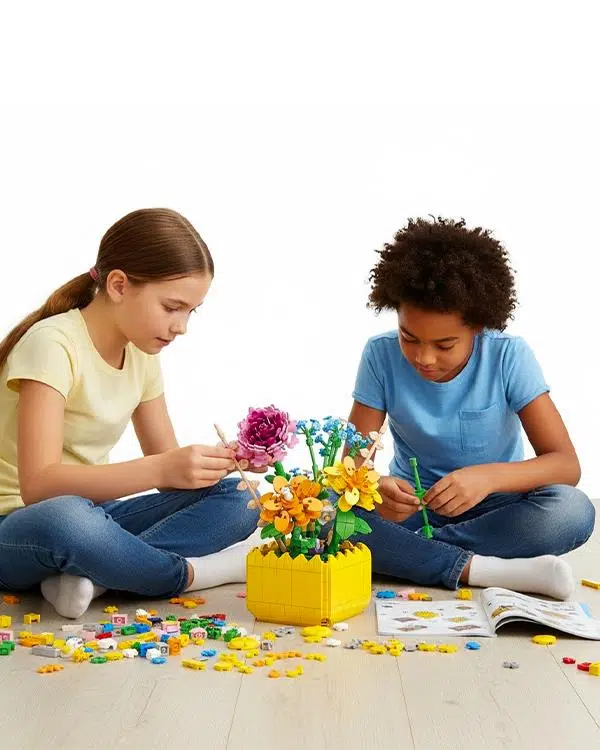 Toys e Toys Flower Studio Renkli Çiçek Bahçesi Yapı Blok Seti 549 Parça 9112A Toys e Toys Flower Studio Renkli Çiçek Bahçesi Yapı Blok Seti 549 Parça 9112A