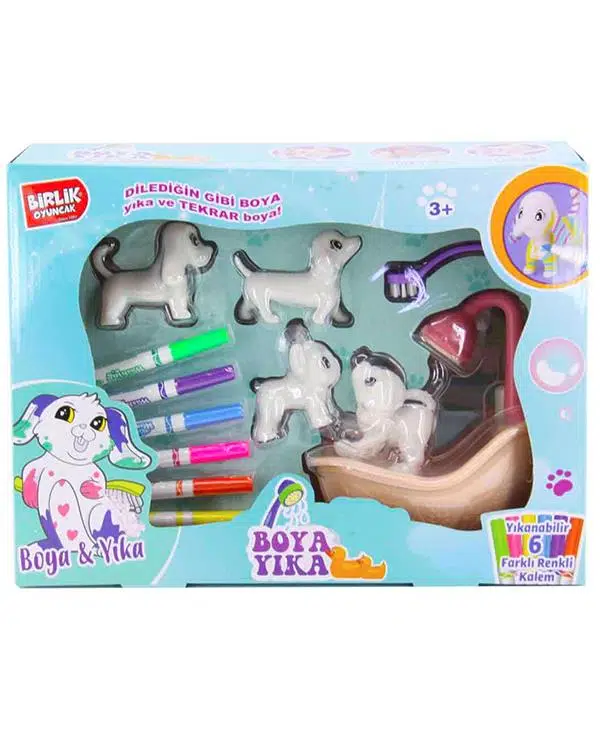 Birlik Grafiti Yıkanabilir Boyanabilir Hayvancıklar Seti